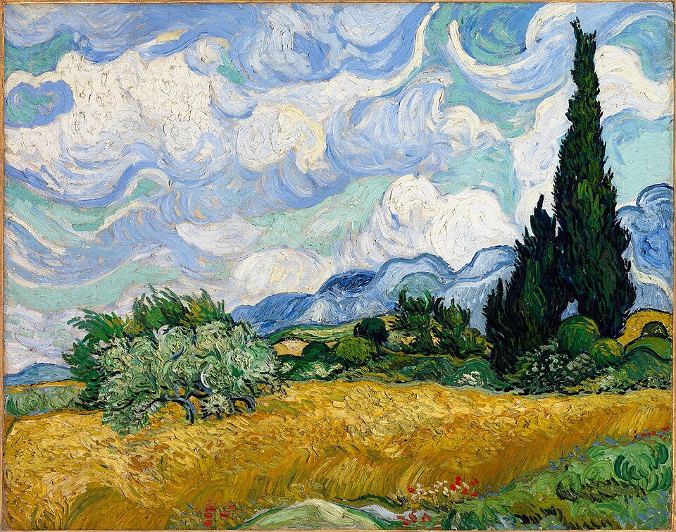 Wheat Field with Cypresses — Vincent van Gogh